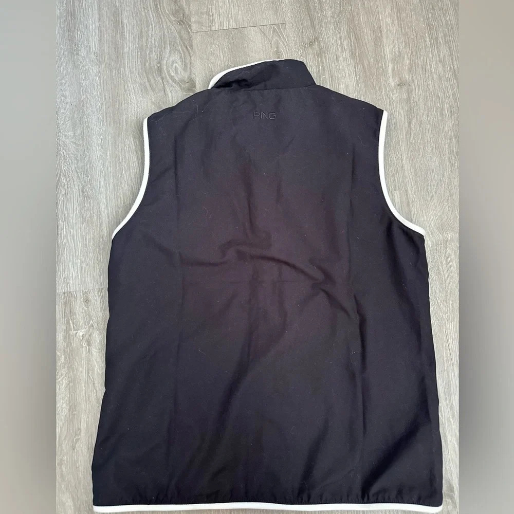 Ping Golf Performance Full Zip Lightweight Wind Vest Mens Small - Picture 3 of 5